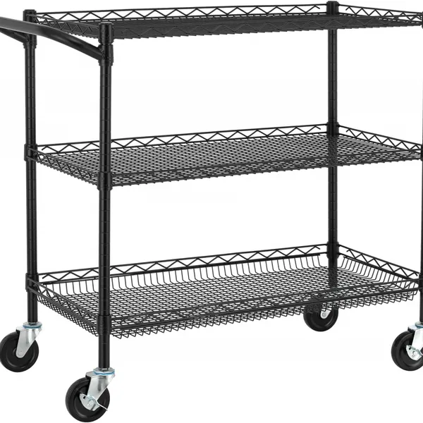 Heavy-Duty Chrome Wire Kitchen Shelf photo-4