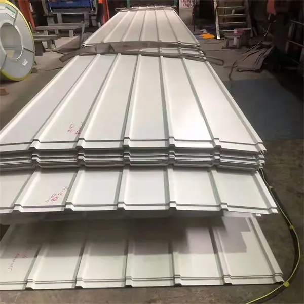 Custom Processing 20 Gauge Corrugated Galvanized Steel Roofing Sheets Metal Siding Plate Zero Spangle Cutting Features photo-3