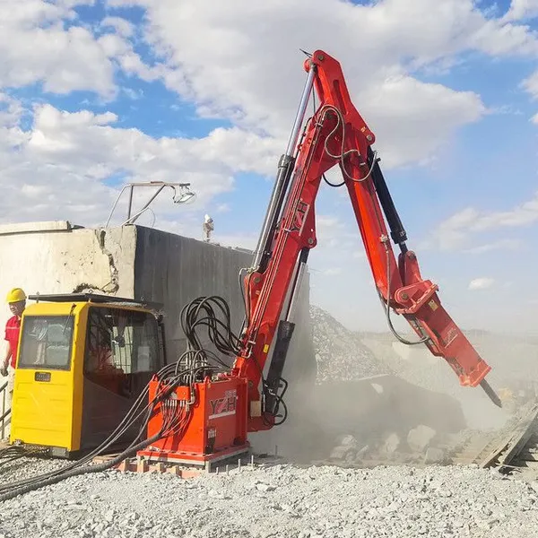 YZH China Stationary Rock Breaking Boom