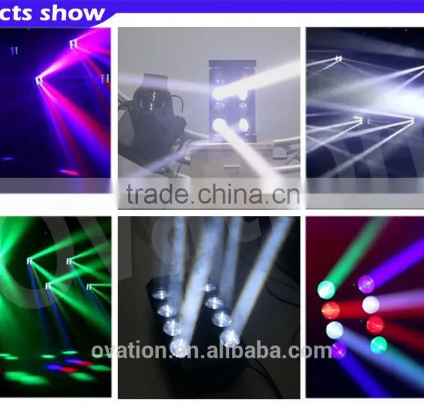 8 Individually Controllable 10W RGBW LEDs Scanning Led Beam Pulse Effect Beam Bar photo-5