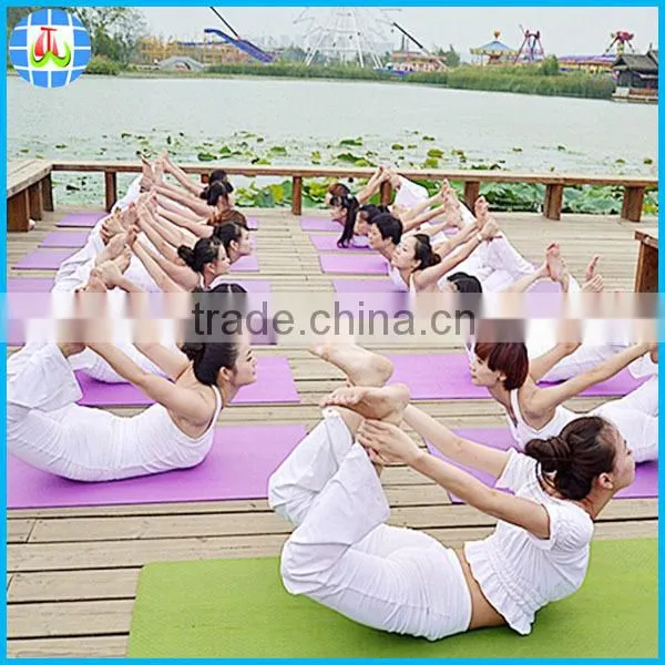 Anti-slip Moisture NBR Fitness Yoga Mat With Carry Strap for Gymnastic Fitness