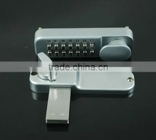 OSPON Mechanical Keyless Entry Glass Door Lock Stain Chrome OS25A photo-5