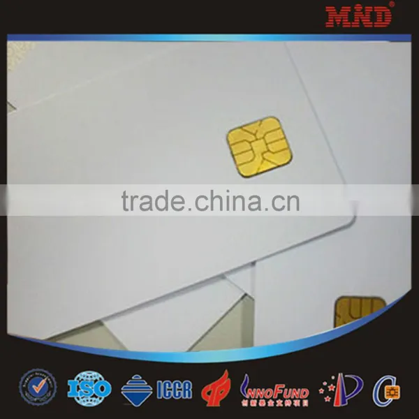 MDC60 Hot Sell Blank Contact Rewritable Plastic Smart Card With SLE4442 Chip photo-3