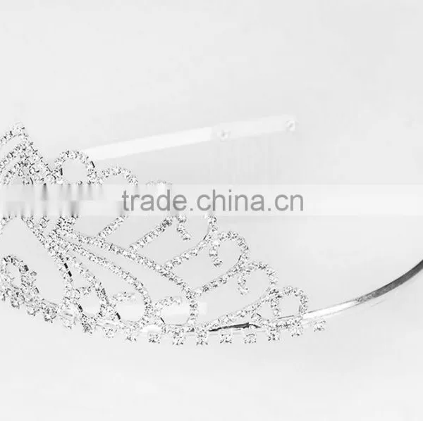 2015 New Style Luxury Diamond Big Crown and Tiara Wholesale Bridal Hair Accessories photo-4