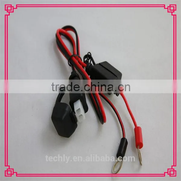 2 Pin Connector With Fused Lead Crimping 8.5mm Eyes Terminal Wire Harness With SAE photo-6