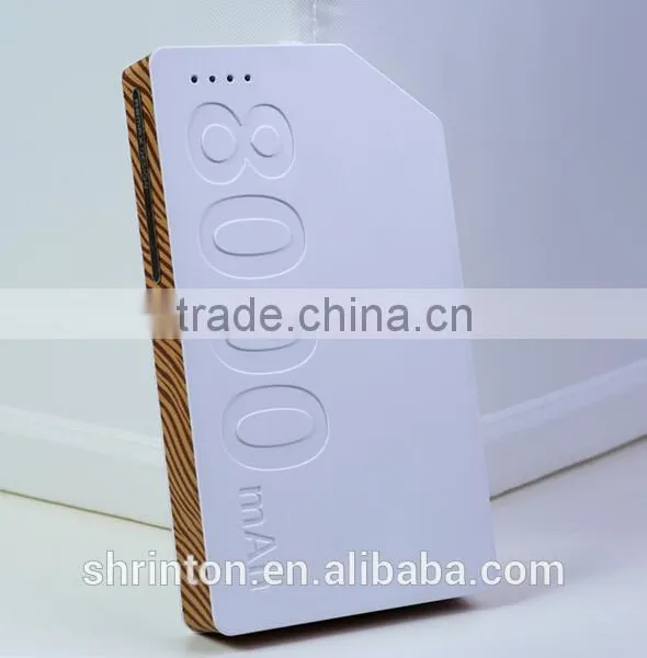 2015 Manufacture Supply, Fast Charging Smart Mobile Portable Cell Phone Power Bank 8000mah photo-3