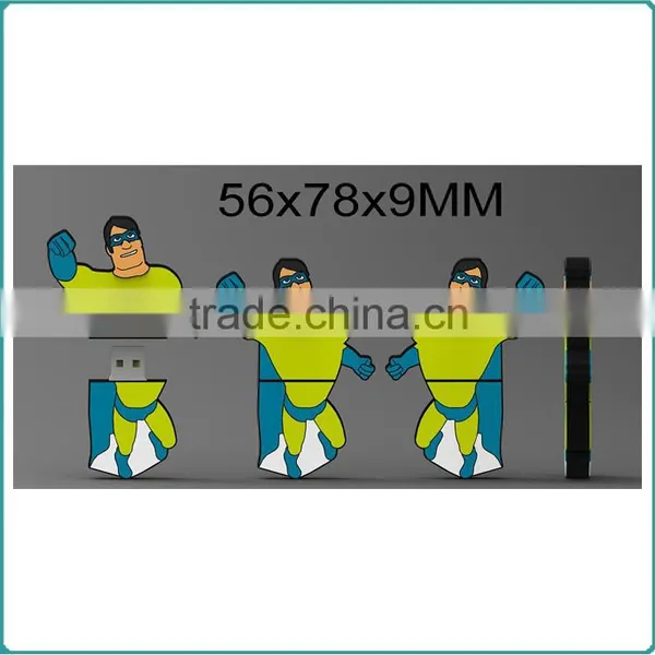 New Design Cartoon Custom Made Usb Pen Drive 2D photo-3