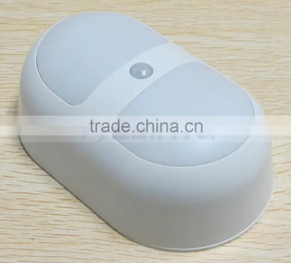 Two Part Yellow White Motion Sensor LED Lights Infrared Control Lamp photo-3