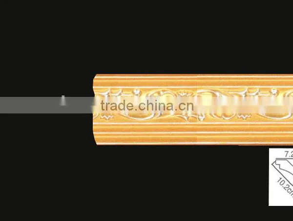 European- Style Architectural Decorative PU Carving Cornice Mouldings photo-3