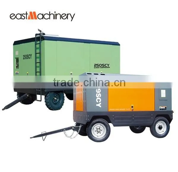 Screw Compressor Diesel Engine Driven Air Compressor Compressor For Oilfield in Saudi Arabia