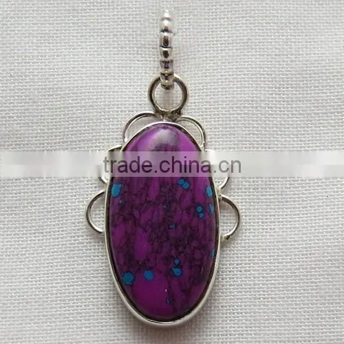 Fabulous Copper Turquoise Pendants, 925 Sterling Silver Jewellery, Silver Jewellery photo-6