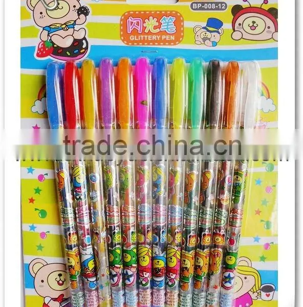 Glitter Colour Gel Pens