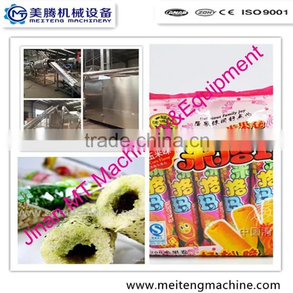 Jinan City Making Chocolate Filled Core Filling Pop Puffed Corn Snack Food Corn Chips Machine photo-3