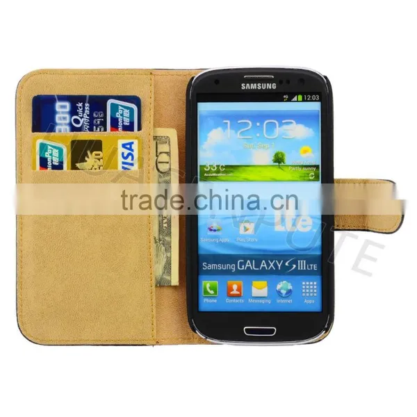 Competitive Price Mobile Phone Cases for S3 Flip Wallet Leather Case photo-4