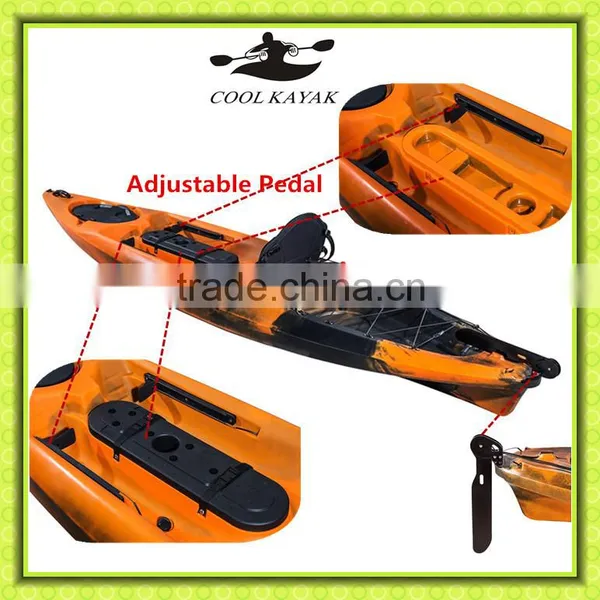 12ft LLDPE Hull Fishing Kayak With Pedals photo-5