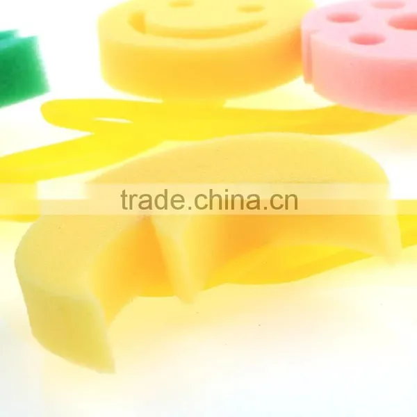 9 Shapes Multicolor Children DIY Sponge Brush photo-2