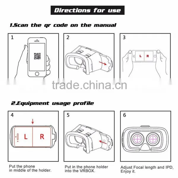 VR Box 3d Virtual Reality Glasses to See 3d Movies by Phones photo-6