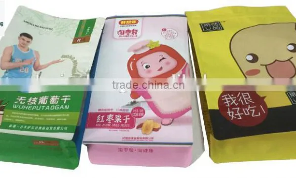 Box Bottom Plastic Bags For Nuts Fruits Packing photo-4