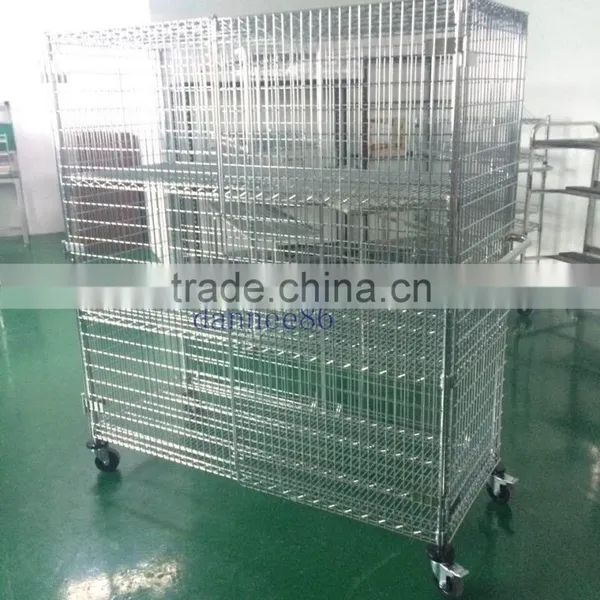 Stainless Steel Shelving Cage With Lock Catch photo-5