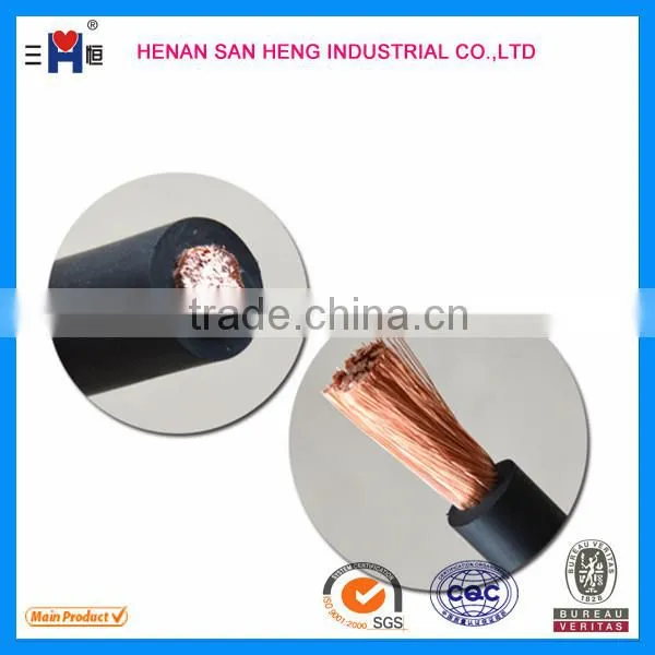 25 Mm2 50mm2 70mm2 Electric Black Rubber Weld Core Welding Cable Copper Aluminum Welding Cable Connector photo-5