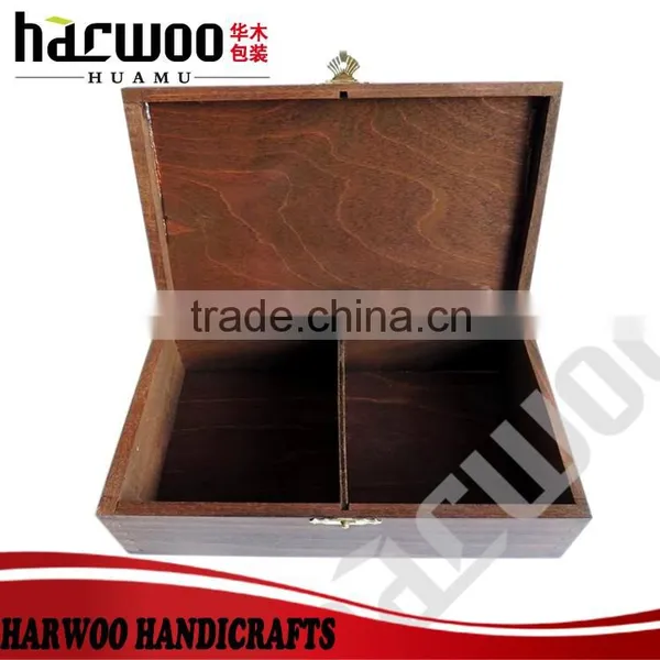 Dark Wood Matte Effect Wooden Box,custom Wooden Box ,antique Wood Box photo-2