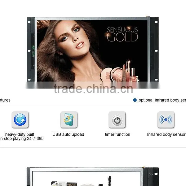 Heavy Duty Lcd Frameless Monitor 32 Inch,32 Inch Open Cell Lcd Display Panel Flexible Mount Led Advert Lcd Panel photo-2