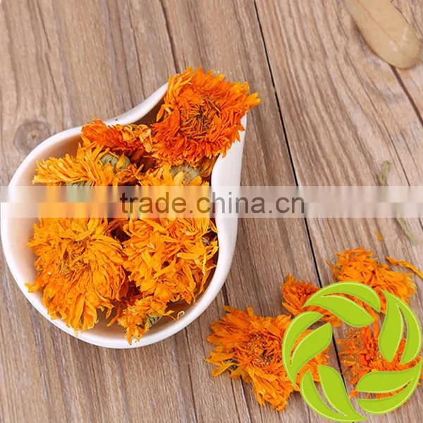 Premium wholesale Chinese flower tea herbal medicines for sleep and anti-inflammatory golden marigold dried jin zhan hua flower