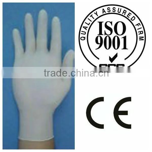 for Medical Supply Disposable Latex Glove/latex Examination Glove