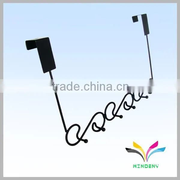Sturdy Black Powder Coated Metal Vertical Clothes Hanger Rack photo-4