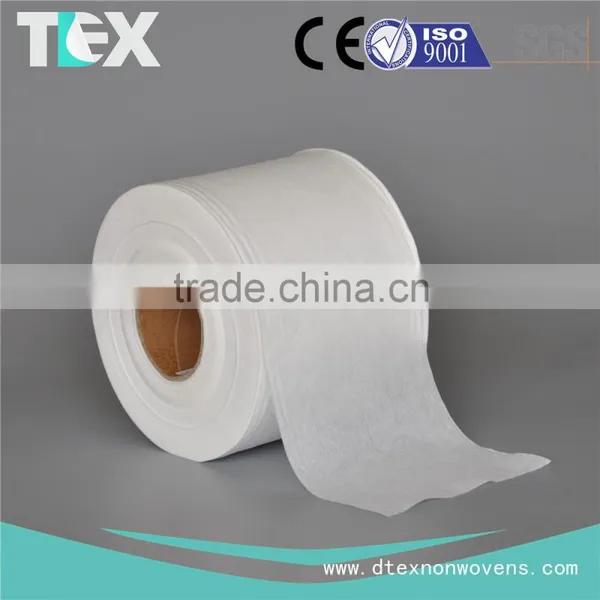 [TEXCLEAN] Plain 55% Woodpulp/45% Polyester Spunlace Nonwoven photo-3