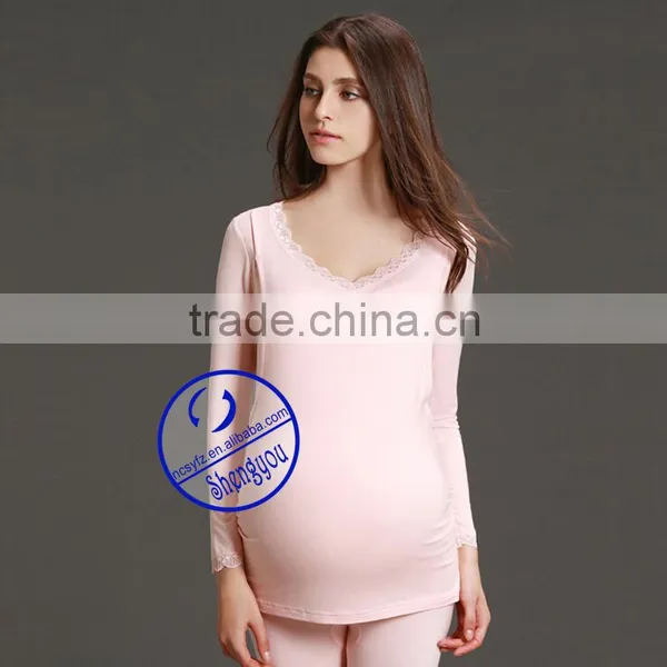 Custom Made Spandex Cotton High Quality Nursing Wear photo-2