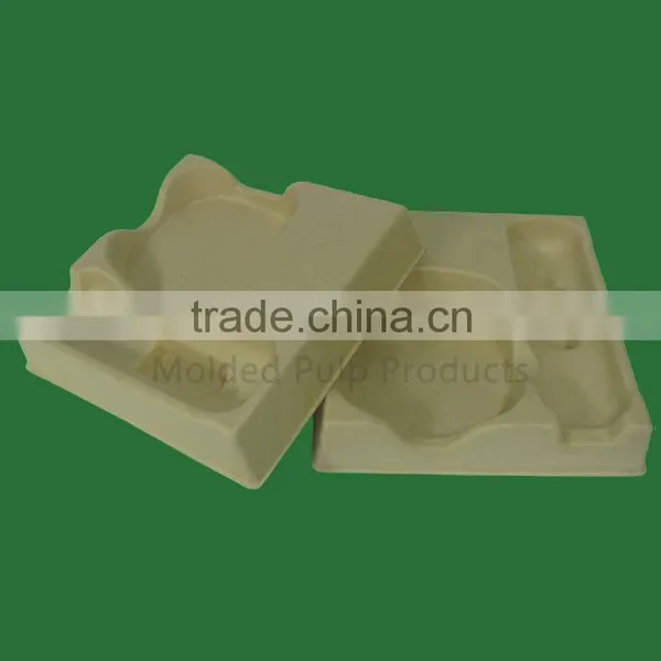 China First Manufacturer and Exporter of Wet Pressing Corrugated Moulded Sugarcane Pulp Router Tray Packaging photo-2