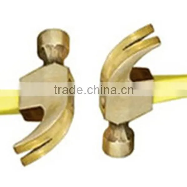 0.25kg/0.5kg/0.68kg Beryllium Copper Non Sparking Non Magnetic Hammer Claw,safety Nail Hammer photo-3