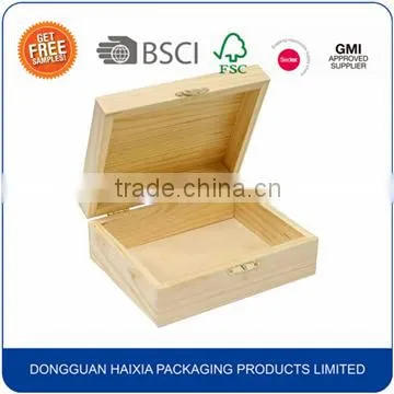 Golden Supplier Unfinished Wood Gift Packaging Box Wholesale photo-5