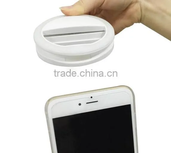 Portable Selfie Flash LED Phone Camera Ring Light For IPhone 6S Plus SE Samsung photo-6