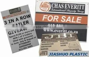Plastic Corrugated Sign