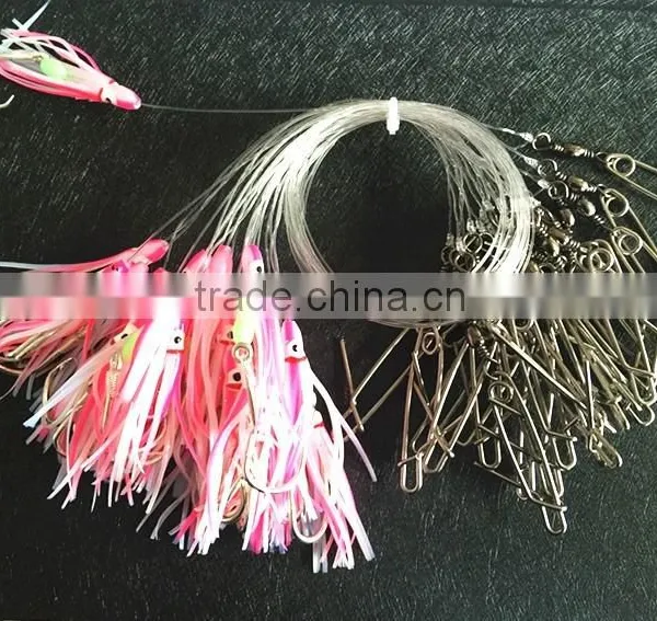 The New 2016 Japan Fishing Hook 25pcs/1 Bag ;Longline Traces Squid 50cm Fishhook # 18 Lure Hook for Fishing