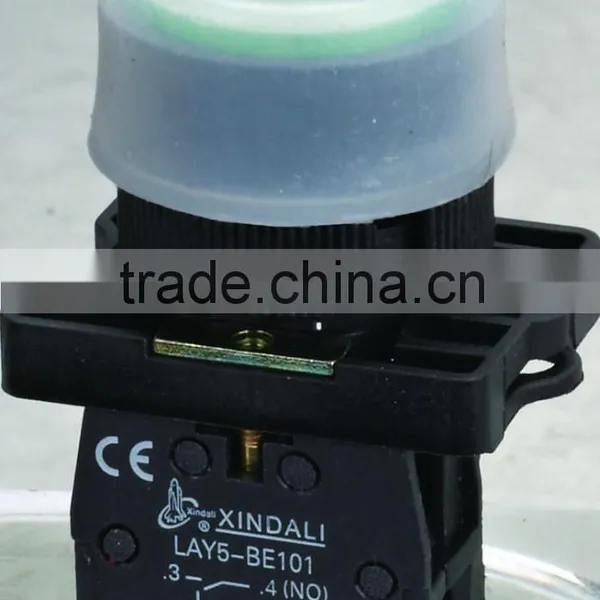 automotive electric switches, 12v led push pull button , emergency push button switch LAY5-EP31