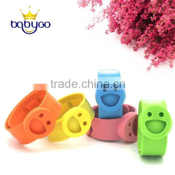 New Design Smile Slap Anti Mosquito Wristband OEM
