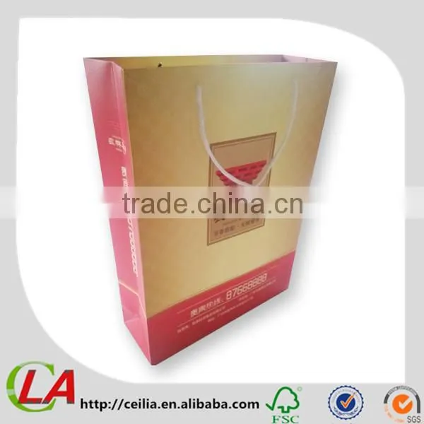Low Price Wholesale Custom Design Paper Gift Bags photo-4