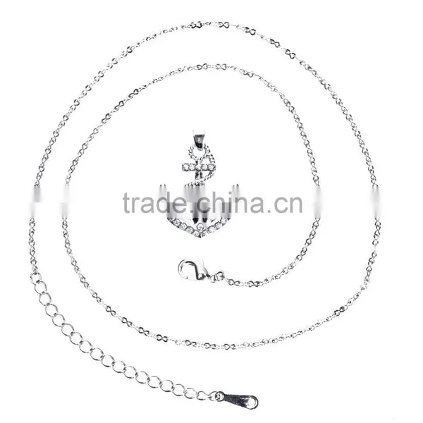 2016 Fashion Anchor Jewelry Crystal Wedding 18K Gold Necklace Designs Quality Choice Supplier's Choice photo-5
