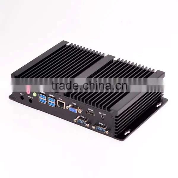 Intel Fanless Mini pc Hdmi Core i5 4200u Rugged Industrial pc 4G RAM 128G SSD Onboard Embedded Mini pc With Pci Slot photo-3