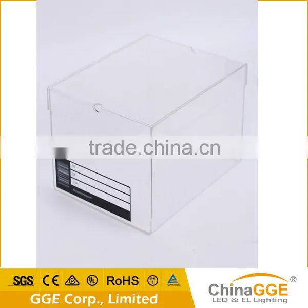 Transparent Acrylic Nike Sneaker Shoe Box Showcase Clear Acrylic Shoe Box