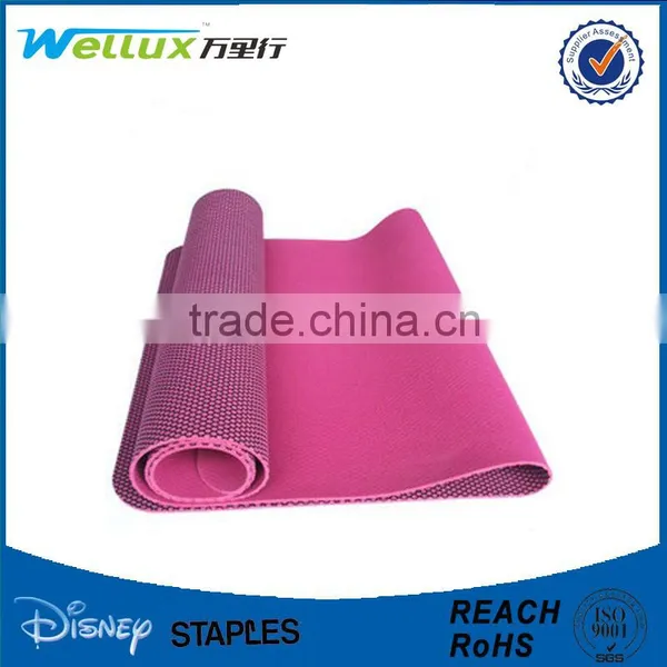 Wholesale Silk Screen Printing Custom Printed Eco Friendly Anti Slip Rubber Yoga Mat photo-2