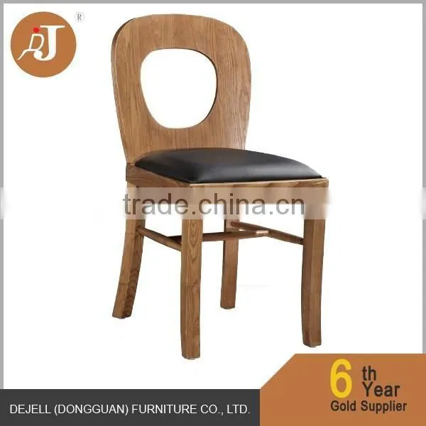 Round Back Wood Dining Chair