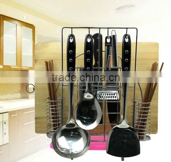 2013 Fashion Metal Fork Spoon Knife Rack&knife Rack Cf101