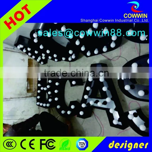 Outdoor LED Lighted Marquee Sign Metal Alphabet Letter Good Quality photo-2