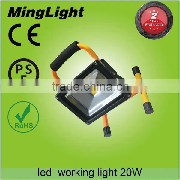 TOP Quality IP65 Bridgelux Driver Led Work Light 20W Led Cordless Portable Recharge Flood Lighting photo-2