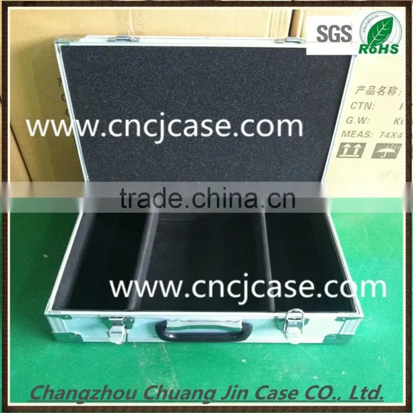 China Silver and Black Carrying Aluminum Tool Box Flight Case photo-3