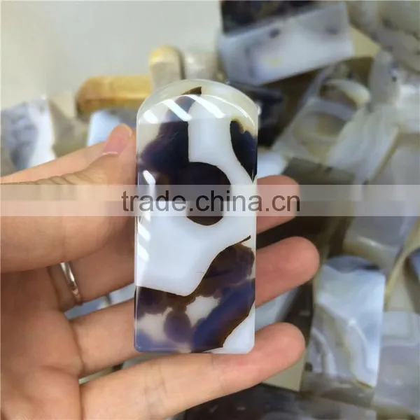 Natural Agate Stone Stamper Crystal Ornaments Wholesale photo-3